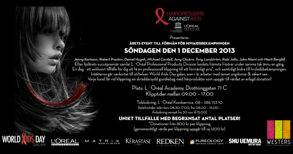 Årets event till förmån för cancerforskningen står L'Oreal för. Missa inte om du bor i Stockholm!