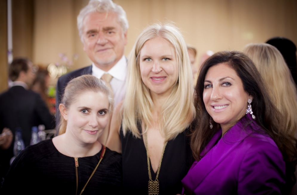 Alvin Ronlan, Linnea Sjölund, Erika Tapper och Graziella Ronland (Transdermas grundare) var på plats på Elle galan