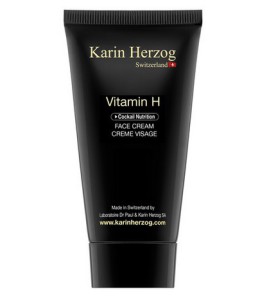 Schweiziska märket Karin Herzog har länge haft en vitamin H-kräm i sitt sortiment.