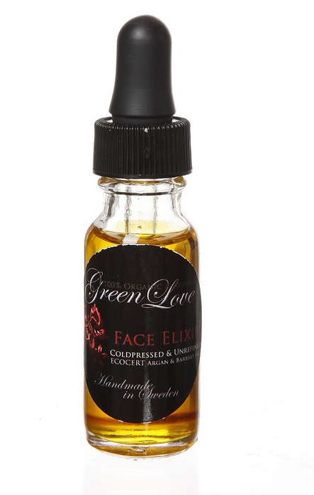 Face elexir från Green Love, ekocertifierad arganolja