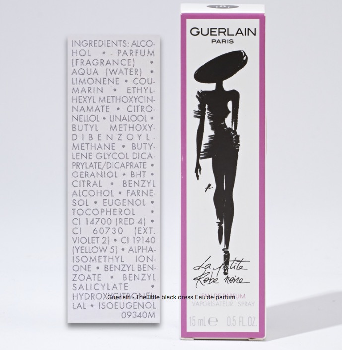 Hoppsan! Den fina parfymen Från Guerlain innehåller solskyddsmedlet octyl methoxycinnamate